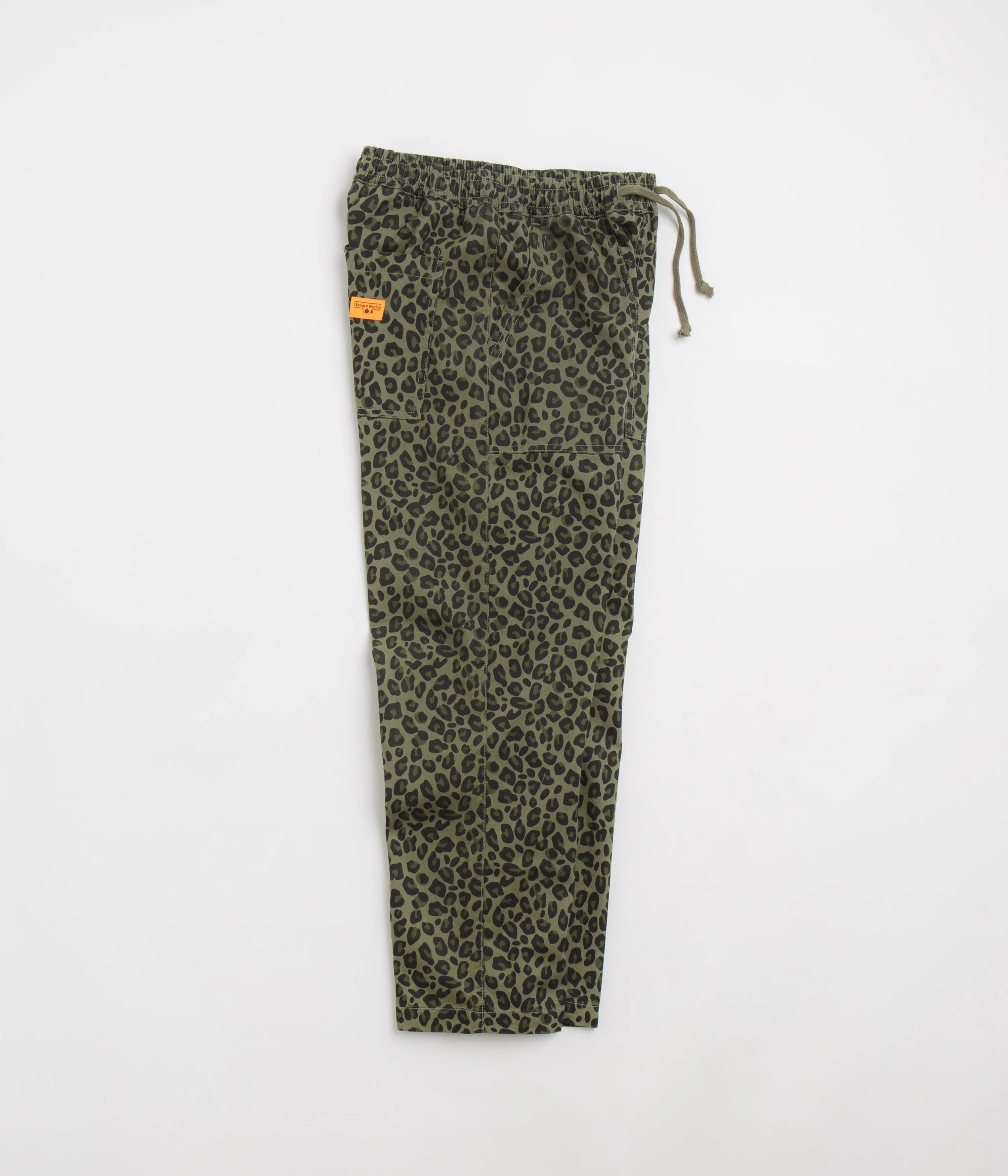 Service Works Leopard Chef Pants - Green